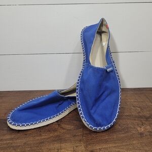 NWOT Royal Blue Havaianas Espadrilles Unisex Women's sz 10/Men's sz 8.5